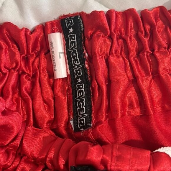 Revgear Boys Valley Fight Club Red & Black Boxing Shorts Size S - Picture 3 of 6